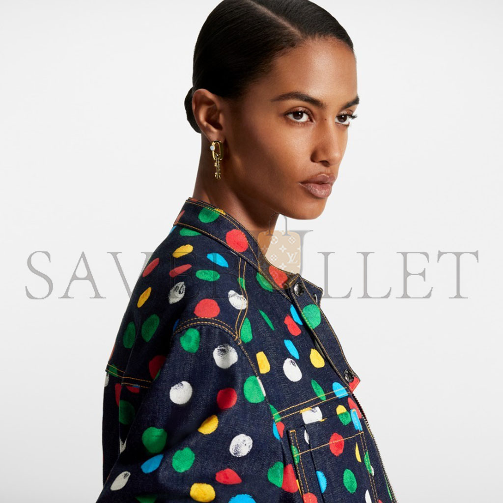 l**is V*t*n x yayoi kusama lv edge earrings m01065